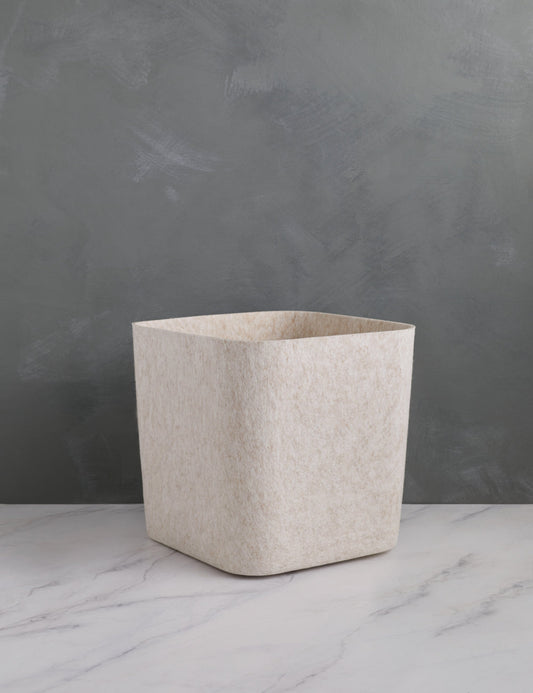 #color::stone | The Sculpted Bin in stone (Set of 3) by SortJoy